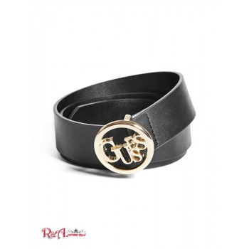Женский Ремень (Mosaic Logo Belt) 36083-01 Черный