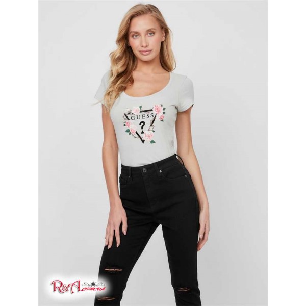 Жіноча Футболка GUESS Factory (Kalvin Logo Tee) 63313-01 Salvia Sage