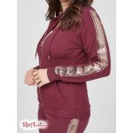 Жіноче Худі GUESS Factory (Maila Logo Zip-Up Hoodie) 63253-01 Mystic Wine