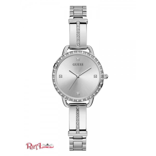 Женские Часы GUESS (Silver-Tone Crystal Analog Watch) 56243-01 Multi Женские Часы GUESS (Silver-Tone Crystal Analog Watch) 56243-01 Multi