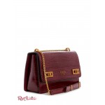 Женская Сумка Кроссбоди GUESS (Katey Croc Convertible Crossbody) 60243-01 Burgundy