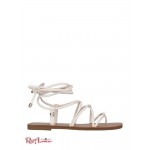 Женские Сандалии GUESS (Cristen Lace-Up Flat Sandals) 59973-01 Белый