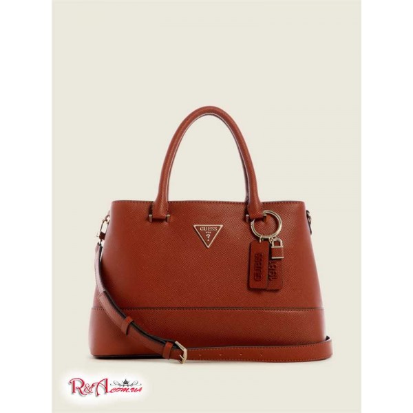 Женская Сумка Сэтчел GUESS (Cordelia Luxury Satchel) 59043-01 Коньяк