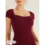 Женское Платье GUESS (Margot Ribbed Dress) 58893-01 Vino Женское Платье GUESS (Margot Ribbed Dress) 58893-01 Vino