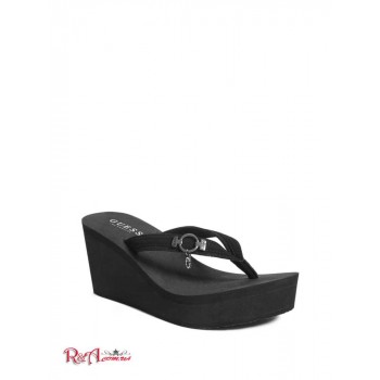 Жіночі В'єтнамки (Sanai Platform Flip Flops) 56923-01 Чорний1
