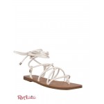 Женские Сандалии GUESS (Cristen Lace-Up Flat Sandals) 59973-01 Белый