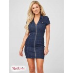 Женское Платье GUESS Factory (Nalani Zip-Front Denim Dress) 57683-01 Темная Стирка Женское Платье GUESS Factory (Nalani Zip-Front Denim Dress) 57683-01 Темная Стирка