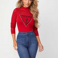 Жіночий Светр (Pamela Mesh Mock-Neck Sweater) 54483-01 Червоний Cherry