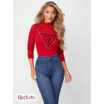 Жіночий Светр (Pamela Mesh Mock-Neck Sweater) 54483-01 Червоний Cherry