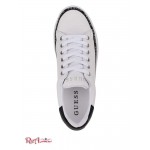 Женские Сникерсы GUESS (Rinzed Logo Trim Low-Top Sneakers) 56103-01 Белый Мульти Fabric