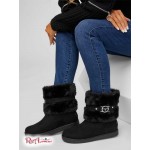 Женские Ботинки GUESS Factory (Alaina Faux-Shearling Cuff Boots) 56803-01 Черный1