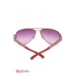 Жіночі Сонцезахисні Окуляри GUESS Factory (Chain-Link Aviator Sunglasses) 63663-01 Рожевий Золото