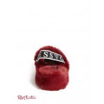 Женские Тапочки GUESS Factory (Liddie Faux-Fur Slippers) 63543-01 Wine