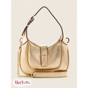 Жіноча Сумка Хобо (Maimie Metallic Mini Hobo Bag) 64933-01 Золото