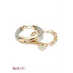 Жіночий Браслет GUESS Factory (Gold-Tone Mesh ID Bracelet) 63613-01 Срібло