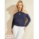 Жіночий Светр (Priya Cold-Shoulder Sweater Top) 64453-01 Secret Синій