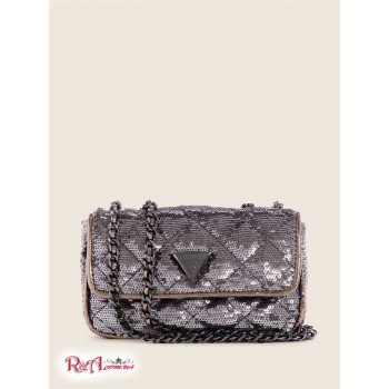 Жіноча Сумка Міні (Cessily Sequins Convertible Mini Bag) 64923-01 Pewter