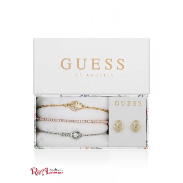 Жіночий Браслет GUESS Factory (Multi-Tone Dainty Bracelet Valentine's Box Set) 63673-01 Multi