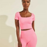 Жіночий Топ (Alma Seamless Crop Top) 64223-01 Poster Рожевий