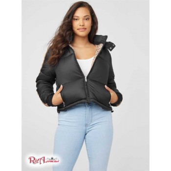 Жіноча Куртка (Bakir Puffer Jacket) 57203-01 Реактивний Чорний Мульті