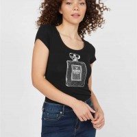 Жіноча Футболка (Perla Perfume Tee) 57493-01 Реактивний Чорний