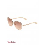 Жіночі Сонцезахисні Окуляри GUESS Factory (Logo Chain Sunglasses) 63633-01 Золотий