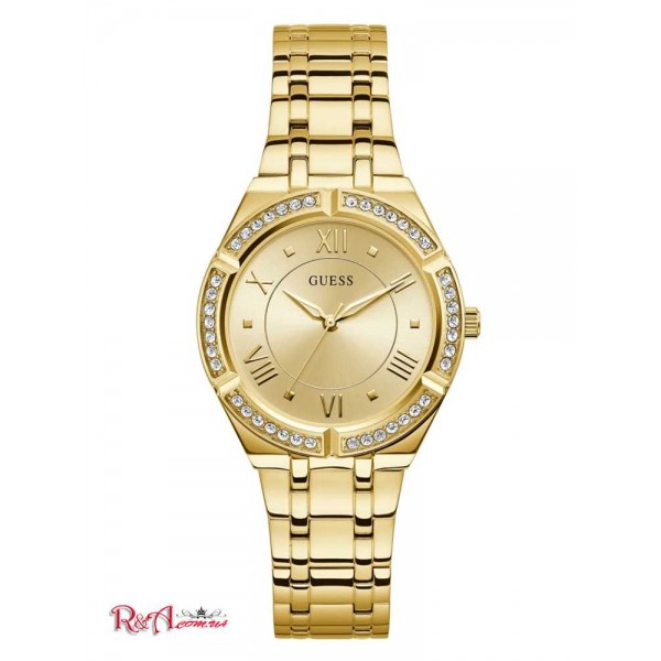 Женские Часы GUESS (Gold-Tone Champagne Analog Watch) 42684-01 Золото