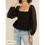 Жіночий Топ GUESS (Dee Peplum Top) 58764-01 Jet Black