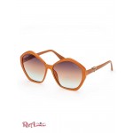 Женские Солнцезащитные Очки GUESS (Oversized Geometric Logo Sunglasses) 60114-01 Neon Оранжевый