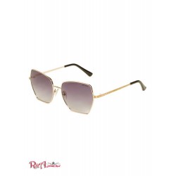 Женские Солнцезащитные Очки (Oversized Geometric Sunglasses) 63614-01 Черный