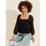 Жіночий Топ GUESS (Dee Peplum Top) 58764-01 Jet Black