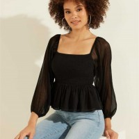 Женский Топ (Dee Peplum Top) 58764-01 Jet Black