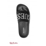 Женские Шлепанцы GUESS Factory (Sass Logo Pool Slides) 54714-01 Черный