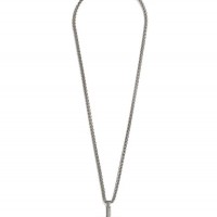 Чоловіче Намисто (Silver-Tone Cross Necklace) 64814-01 Срібло