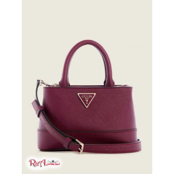 Жіноча Сумка Сетчел GUESS (Cordelia Mini Satchel) 59024-01 Burgundy