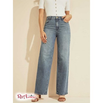 Женские Джинсы (Farrah 70s High-Rise Jean) 60484-01 Среднее Разрушать Мыть
