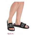 Женские Шлепанцы GUESS Factory (Sass Logo Pool Slides) 54714-01 Черный