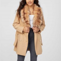 Женское Пальто (Caia Coat) 57514-01 Молочныйy Карамель Женское Пальто (Caia Coat) 57514-01 Молочныйy Карамель