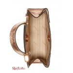 Женская Сумка Сэтчел GUESS (Moxie Mini Satchel) 64844-01 Розовая Золотая Змея
