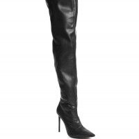 Жіночі Черевики (Over-the-Knee Heeled Boot) 60504-01 Jet Black