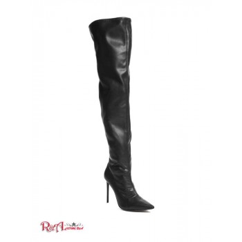 Женские Ботинки (Over-the-Knee Heeled Boot) 60504-01 Jet Black