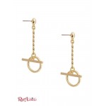 Женская Сережка MARCIANO (14KT Chain-Link Toggle Earring) 64654-01 Золото