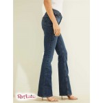 Женские Джинсы GUESS (Eco Ryder Low-Rise Flare Jeans) 64234-01 Синий Туманный Моется