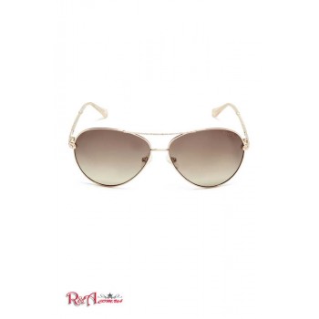 Жіночі Сонцезахисні Окуляри (Catherine Rhinestone Aviator Sunglasses) 64594-01 Троянда Золотий