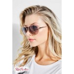 Женские Солнцезащитные Очки GUESS (Catherine Rhinestone Aviator Sunglasses) 64594-01 Роза Золотой