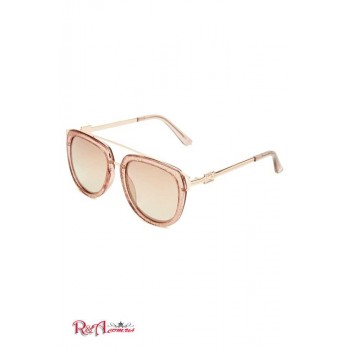 Жіночі Сонцезахисні Окуляри (Brow Bar Square Sunglasses) 63644-01 Рожевий Золото