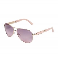 Жіночі Сонцезахисні Окуляри (Classic Aviator Sunglasses) 63594-01 Shiny Троянда Золотий/Бордовий
