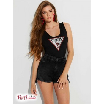 Жіноче Боді (Triangle Logo Bodysuit) 10014-01 Реактивний Чорний