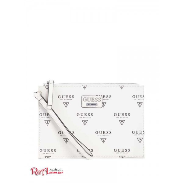 Женский Кошелек GUESS Factory (Meade Wristlet) 57914-01 Белый