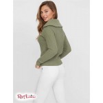 Женский Свитер GUESS Factory (Baudrey Quarter-Zip Sweater) 63224-01 Ocean Sage